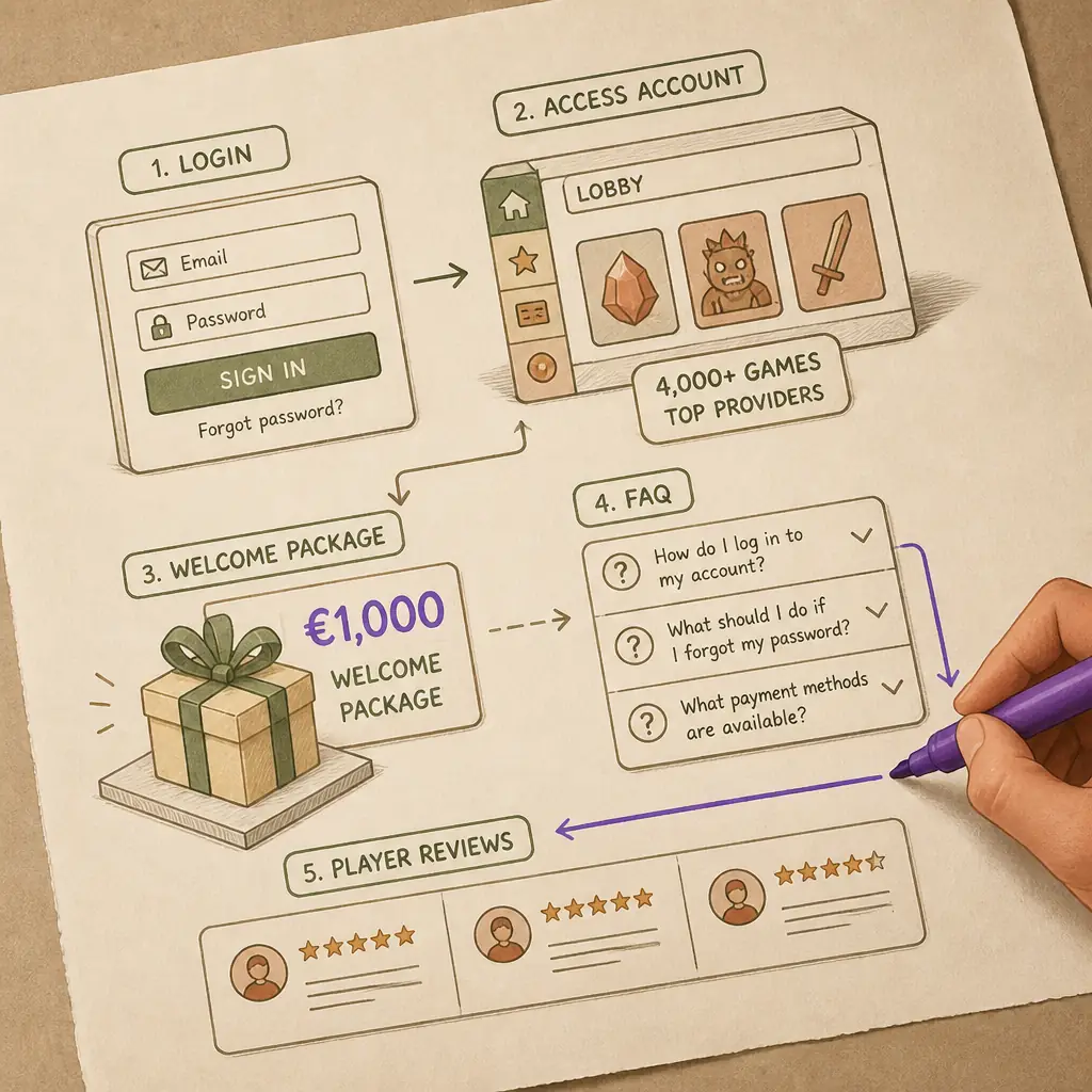 Slots Palace Casino Login – Sign In to Your Account visual guide for Slots Palace