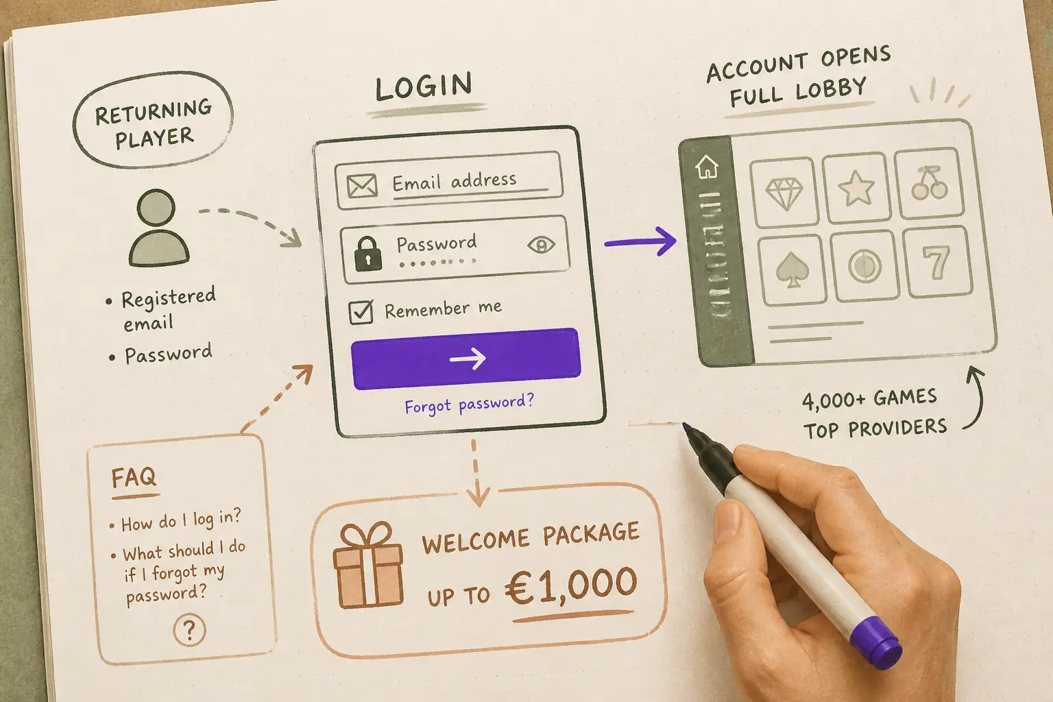 Slots Palace Casino Login – Sign In to Your Account visual guide for Slots Palace